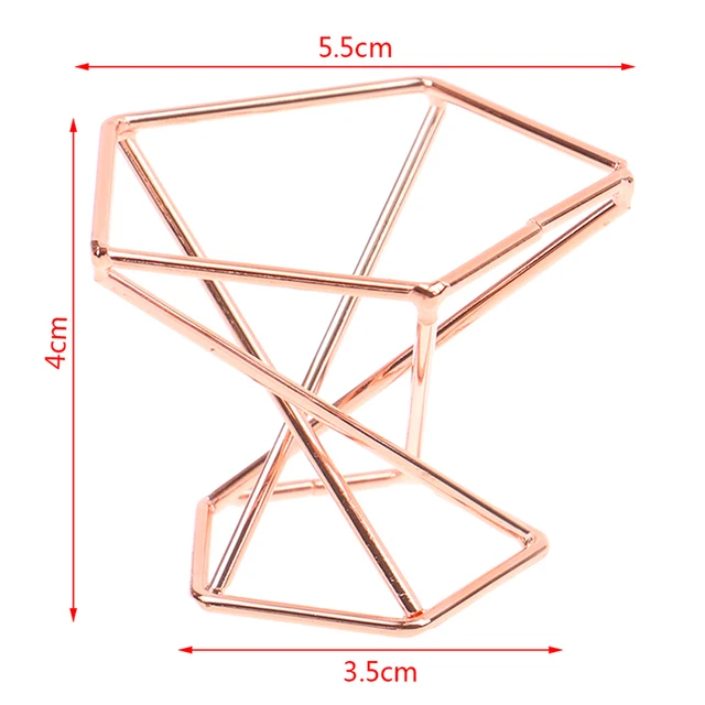 3Pcs Bracket Virágkosár -Állvány Minimalista Geometriai Fém Növényi Kiállítás - Image 4