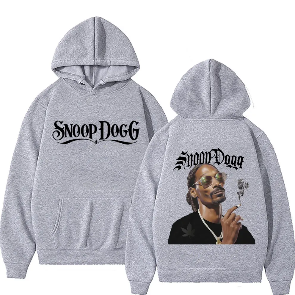 Vintage Snoop Dogg Graphic Hoodie Men Casual Hop Style Hoodies Male Fashion Y2K Long Sleeve Pullovers Sweatshirt Streetwear