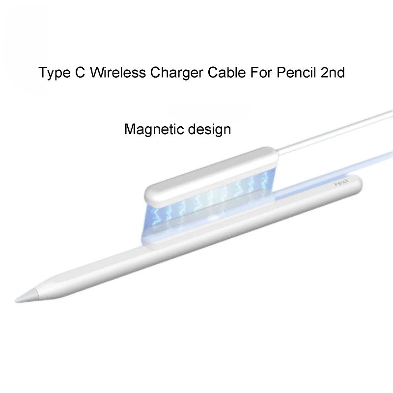 Wireless for Pencil 2 2nd USB C Charging Cable Type C Pencil