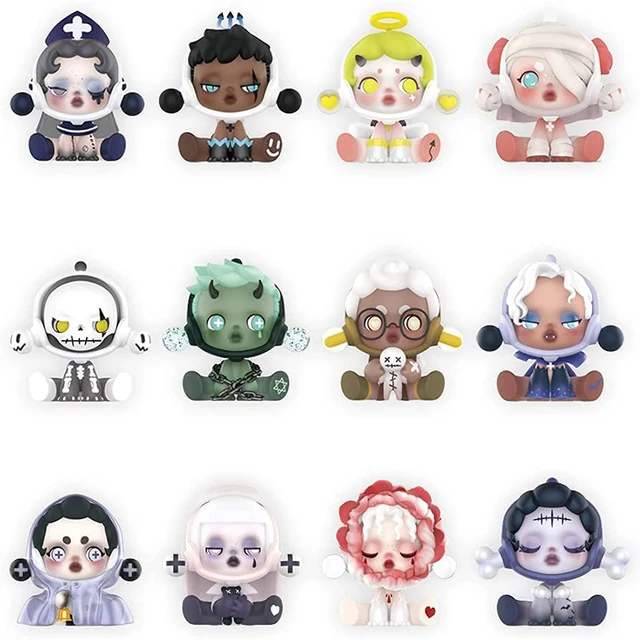 Original POP MART SkullPanda Ancient Castle Series Collectible Random Blind Box Kawaii Toys Creative Gift For Christmas Birthday 6