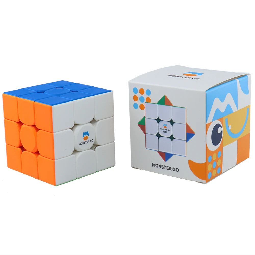 GAN Monster Go M356 3X3X3 Magnetic Stickerless Speed Magic Cube