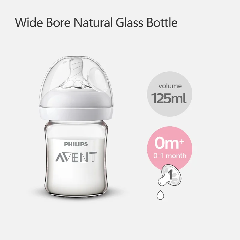 زجاجة فيليبس أفينت للأطفال حديثي الولادة - رقبة وا...