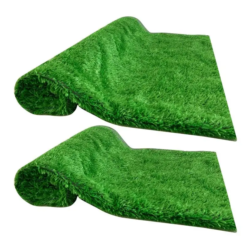 

Artificial Grassland Simulation Lawn Turf Anti Slip Fake Green Grass Mat Carpet DIY Landscape For Home Patio Balcony Decoration