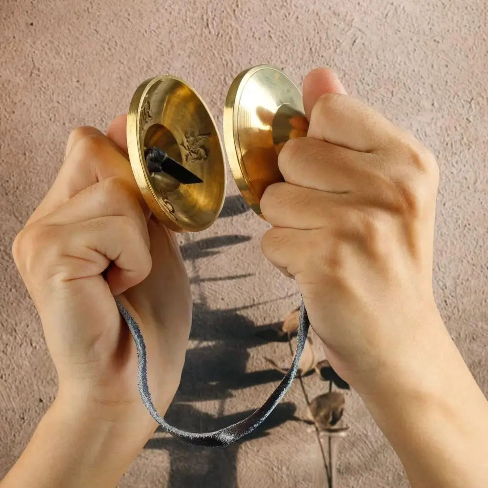 手作りティンシャ シンバル ベル真鍮スピリチュアル ヒーリング