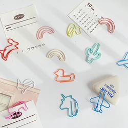 30 pcs/lot Kawaii Clips Bookmark Stationery Scrapbook School binder clip supplies Office accessories