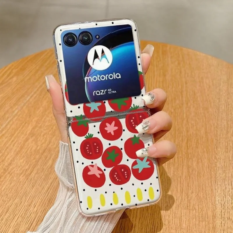 Anime Landscape Clear Hard Folding Phone Case Cover