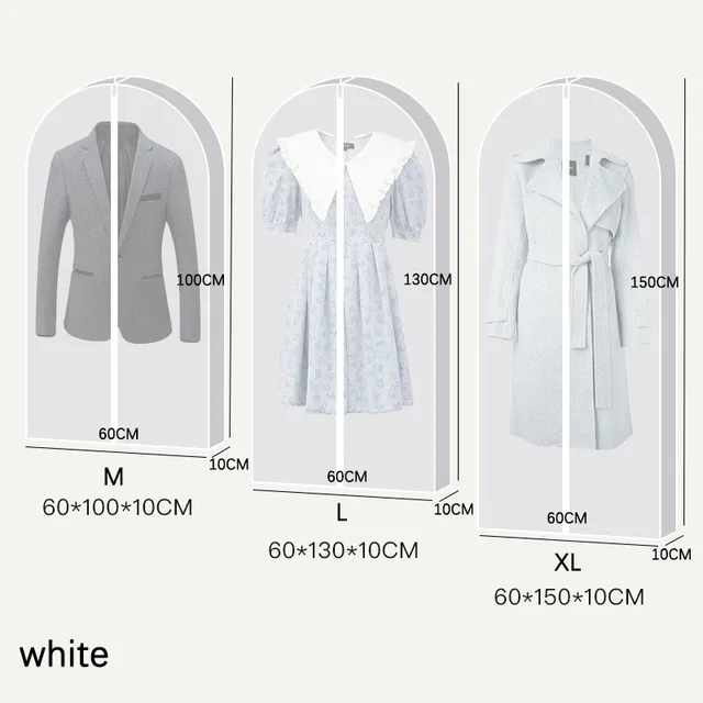 Vastagító Ruhák Por Tok Ruha Öltöny Kabát Szervező Fedele Otthoni Szekrény Tárolása Protect Táska - Image 6