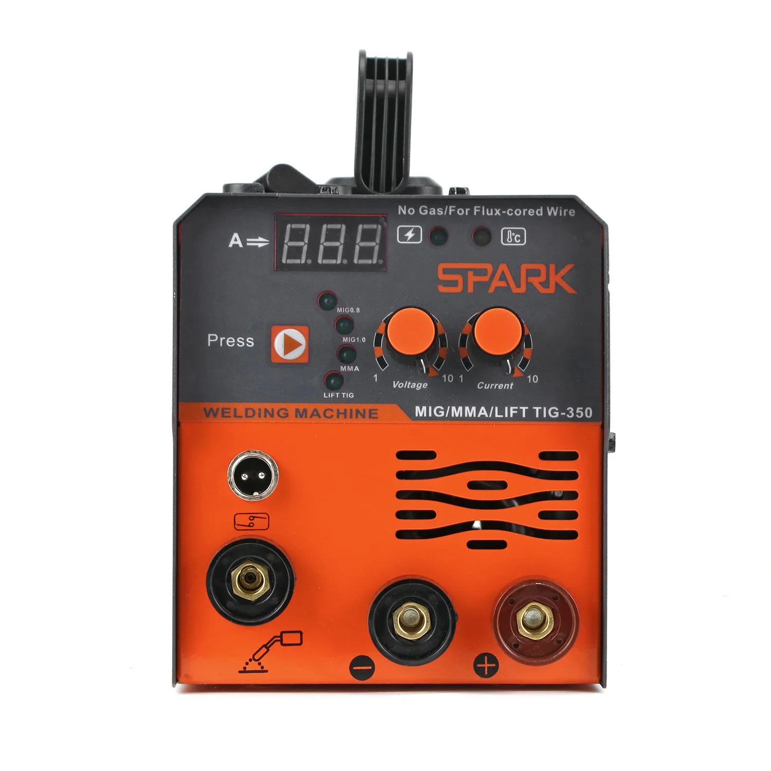 Three-in-One Manual Gasless Shielded Metal Arc Welding and TIG