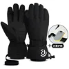 2025 New Snowboard Ski Gloves Professional Thermal Waterproof Wrist Guards Snowmobile Skiing Mittens for Men Women 2