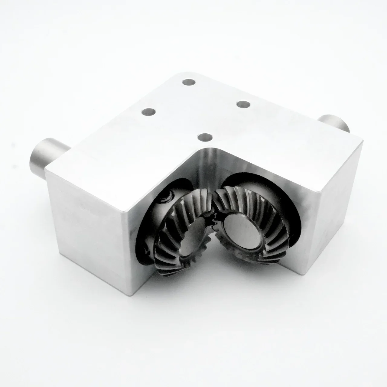 Cambio Angolo Retto 90° 1:1 – Doppia Uscita Albero 8mm – 20 Denti – Uxcell Acciaio 45