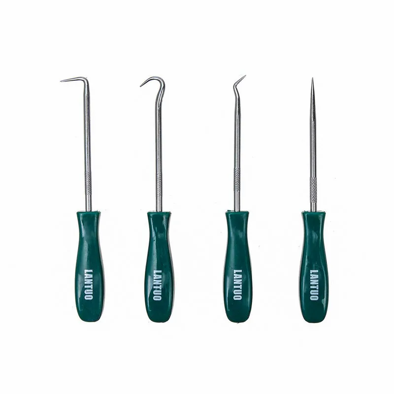 

4Pcs/Set Car Vehicle Oil Seal Screwdrivers Set O-Ring Seal Gasket Puller Remover General-Plumbers Disassembly Pick Hooks Tools