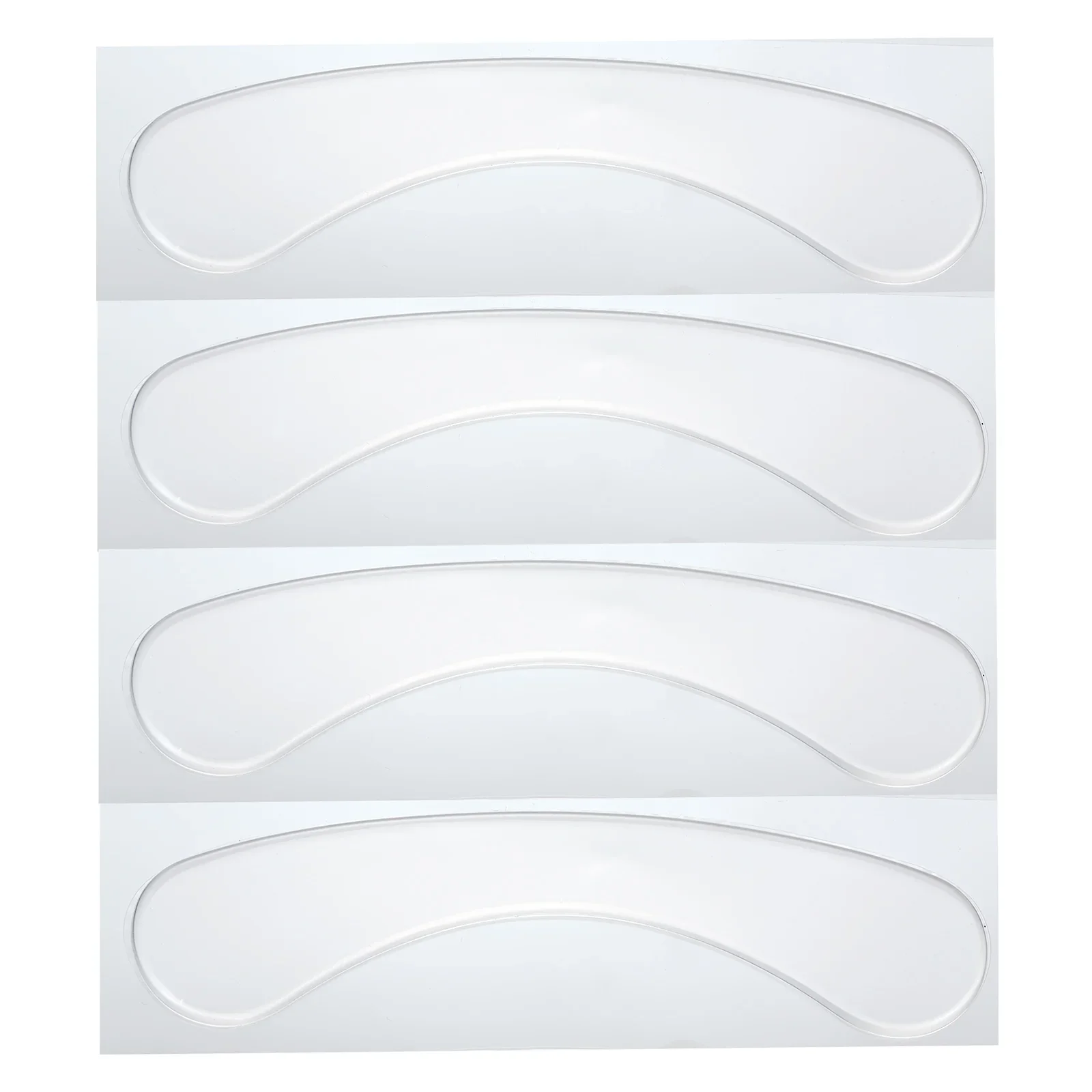 4Pcs Anti-Wrinkle Lip & Smile Line Pad Reusable Silicone Gel Anti-Aging Collagen Facial Lifting Patch Prevent Nasolabial Wrinkle