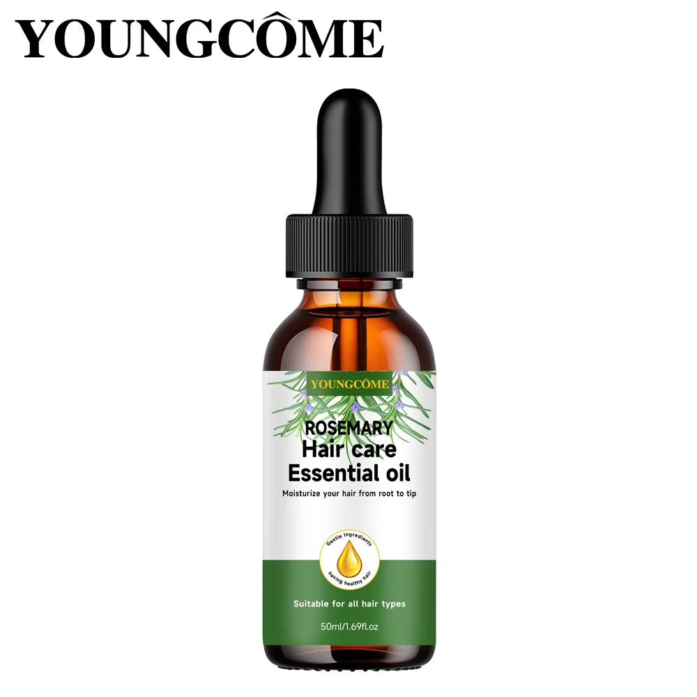 Hair Oil YOUNGCOME Rosemary Hair Care Essential Oil Nourishes Repairs Improves Frizz Prevents Hair Loss Thinning Damaged