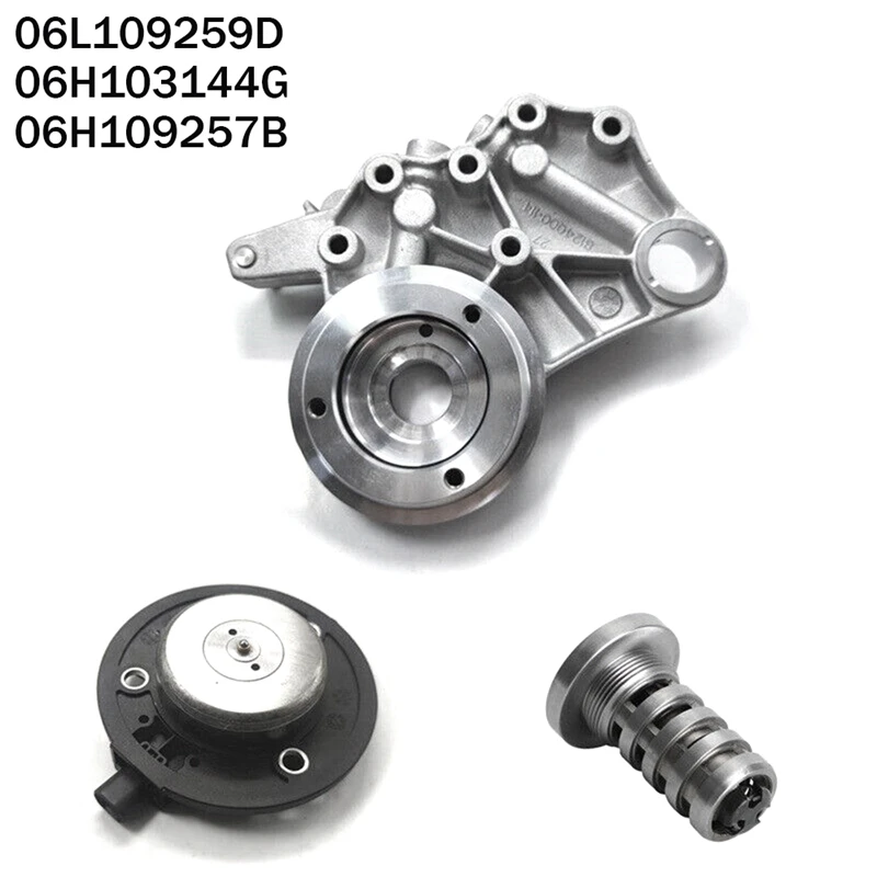 

Timing Camshaft Bracket Bridge & Adjustment & Timing Control Valve For VW Golf MK6 A3 A4 06H109257B/ 06H103144G Replacement