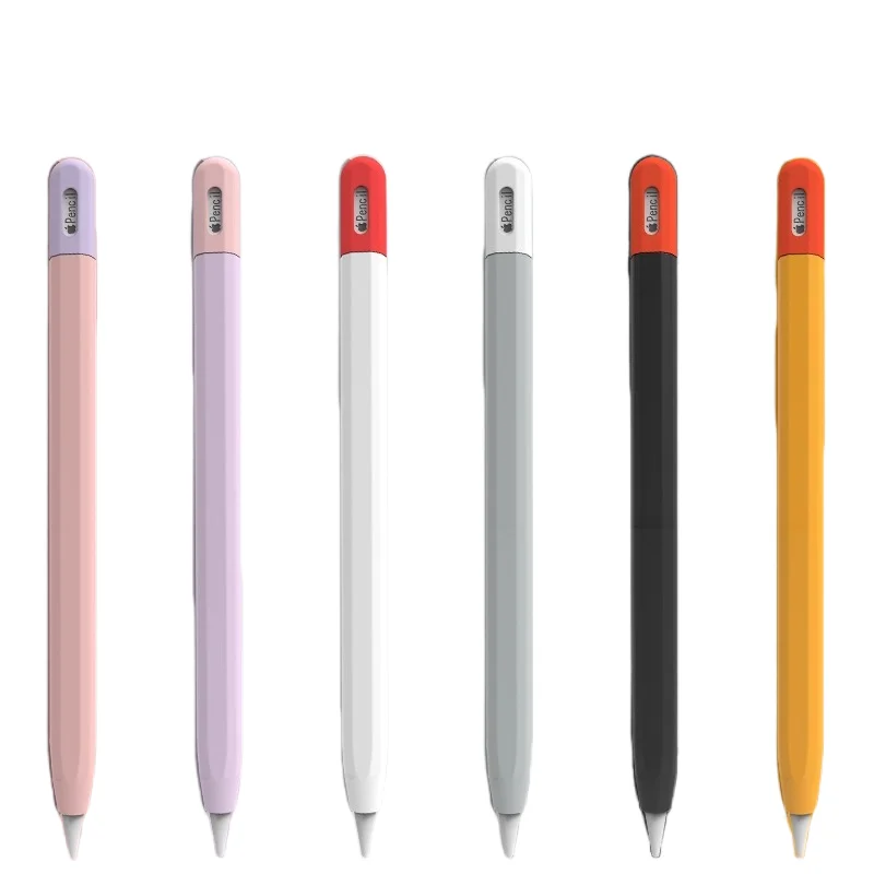 Case for Apple Pencil USB-C Tablet Stylus Protective Cover Soft Silicone Shockproof Non-slip