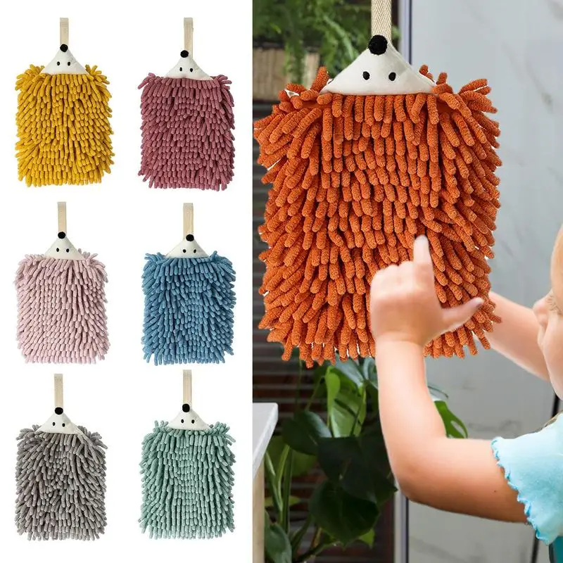 

Washable Kitchen Hand Towels Portable Chenille Cleaning Cloths Soft Towel Quick Absorption Clean Kitchen Wiping Rags For Home