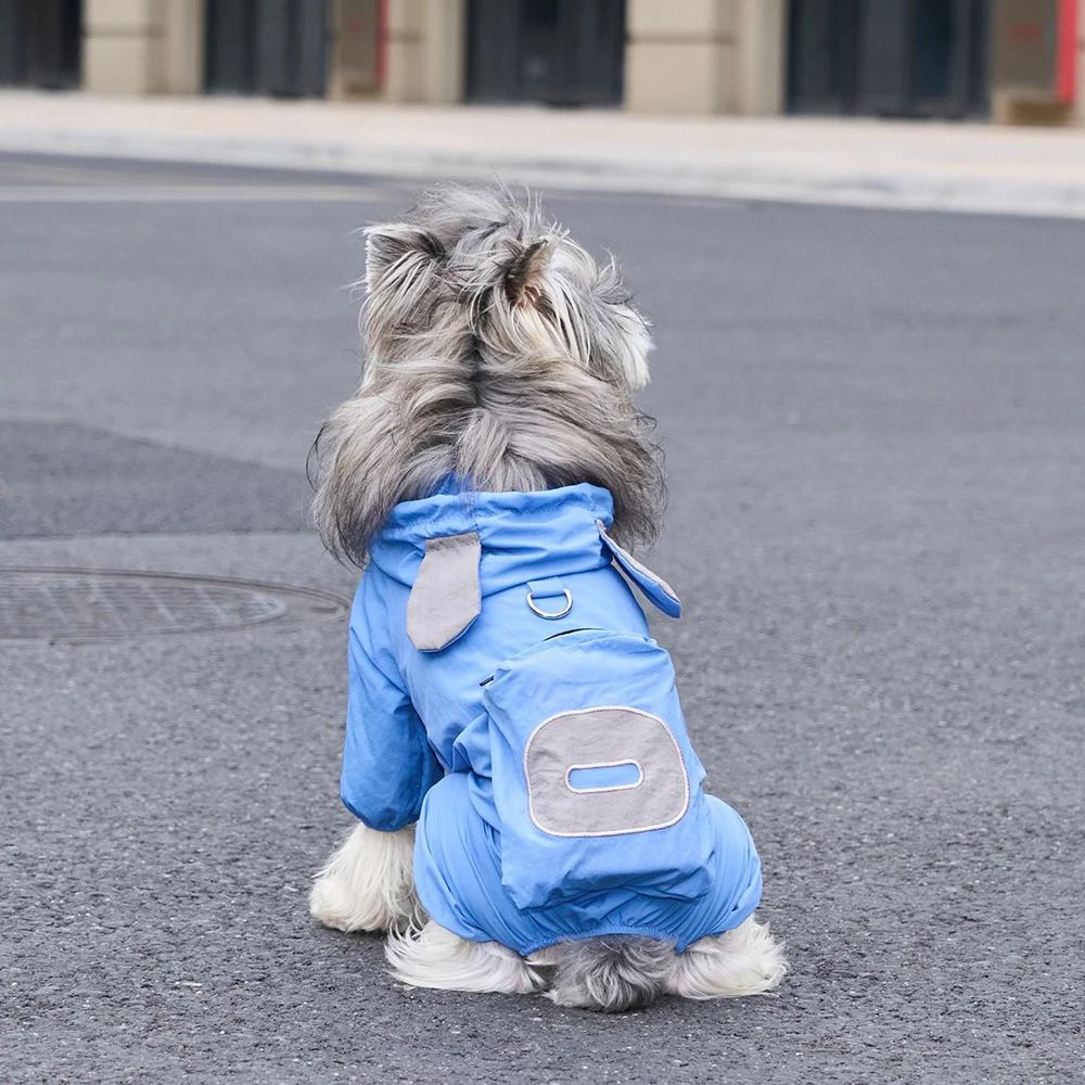 Lightweight Dog Jumpsuit Full Body Harness Breathable Pet Clothes_voghion.com