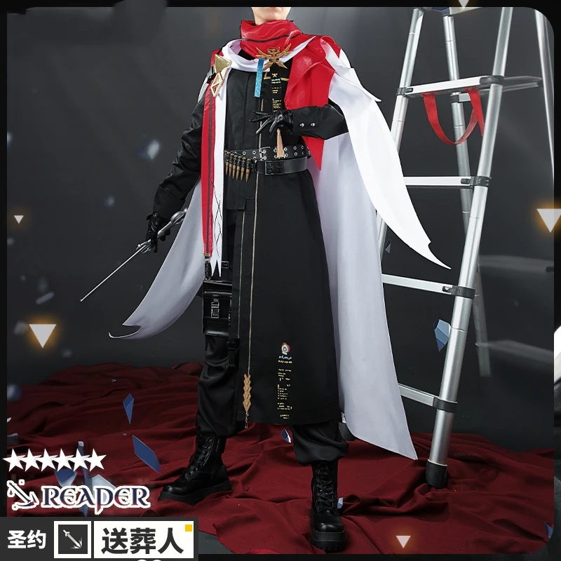 

Arknights Executor the Ex Foedere Federico Giallo Cosplay Costume Women Men Cos Clothes Comic-con Party Roleplay Outfit Full Set