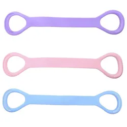 8 - Shaped Fitness Resistance Band - Elastic Workout and Yoga Training Tool (Mixed color 3pcs)