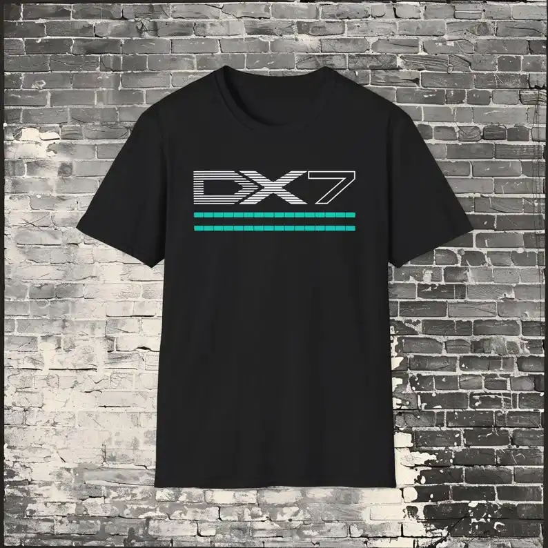 2025Summer Vintage Synth 80s Tee Electronic Musician or Music Producer Gift Synthesizer 100% Pure Cotton Printed T-shirt