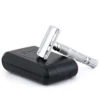 BAILI Butterfly Double Edge Safety Razor Stainless Wet Shaving Shaver for Beard Barber Men Women with Travel Case & Blade BR179T 6