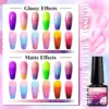 12PCS Temperature Nail Gel Set 3-Layers Change Color Polish Autumn Popular Colors Gel Soak Off UV Nail Manicure Art Varnish Kit 1