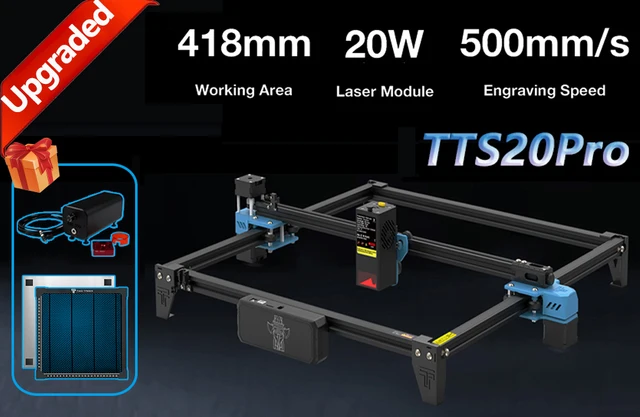 TwoTrees TTS-55 Pro Laser Engraver With Wifi Offline Control 40W Laser  Engraving Cutting Machine 445±5nm Blue Light Cnc Machine - AliExpress