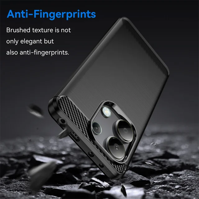 Xiaomi Redmi Carbon Fiber Texture TPU Case 4