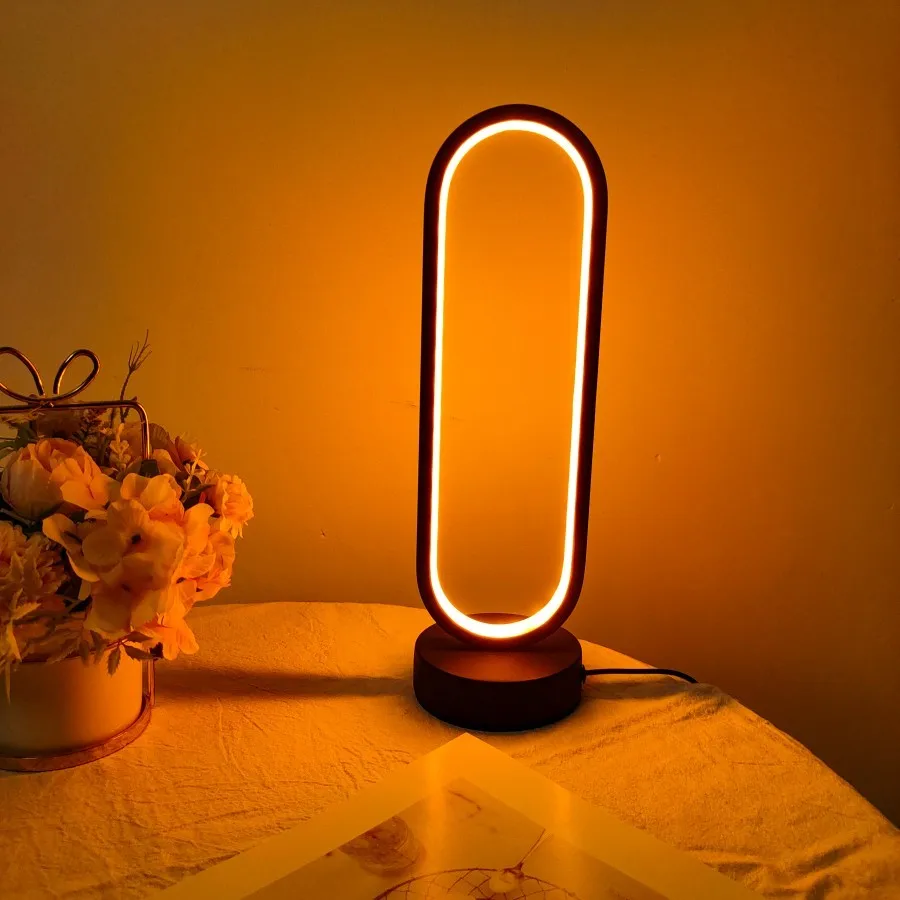 LED Three-Color Ring Night Lamp 5