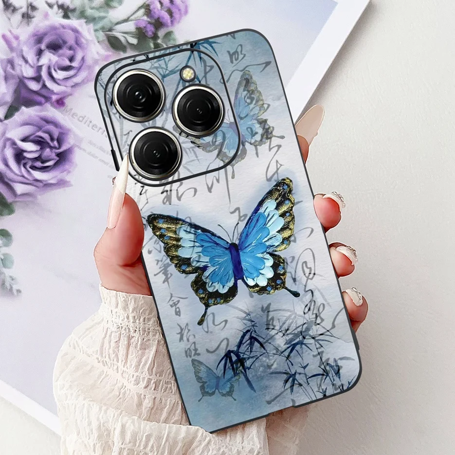Stylish Painted Soft TPU Phone Case - For Tecno Spark 20 Series