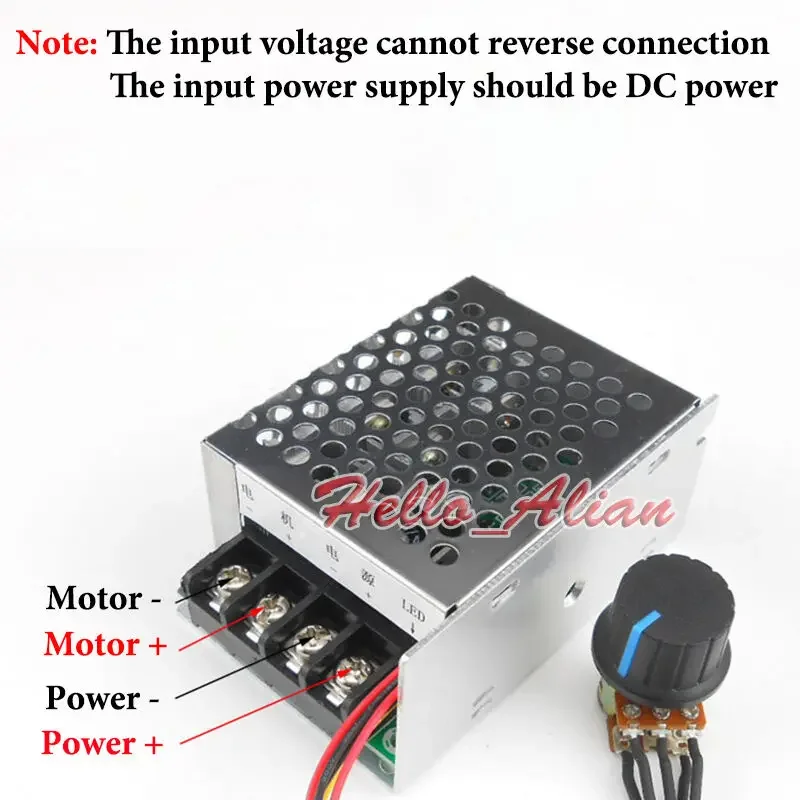 360W DC 12V~48V 18V 24V 30A DC Motor Speed Controller High Power PWM module Regulator Soft Start Switch