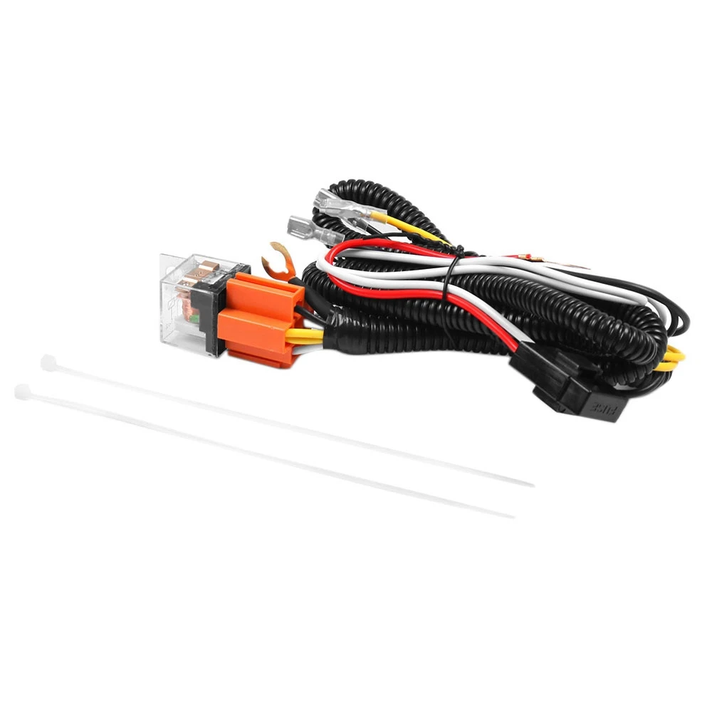 

12V Horn Relay Wiring Harness Kit Grille Mount Blast Tone Horns Wiring Harness Plug for Car Truck Universal Accessories