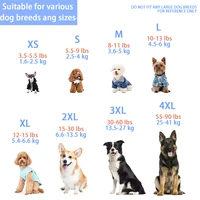 Sun Protection Dog Shirts with Reflective Strips, Quick Dry, Soft Stretchy Fabric, Available in Sizes for Small to Large Dogs! 2