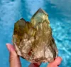 Natural Citrine Candle Cluster, Raw Crystal Specime, Home Decoration Crafts 5