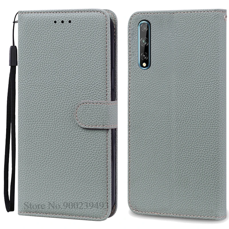 Luxurious Soft TPU Leather Flip Wallet Phone Case with Strap and Card Slots