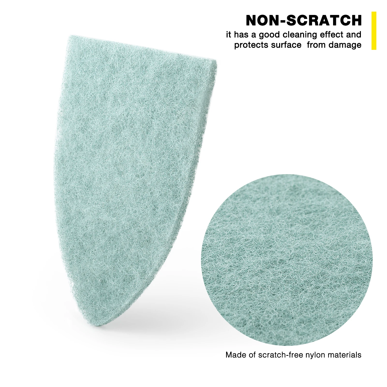 FOSHIO Window Glass Sponge Scrubber Car Wash Cleaning Scraper with Replacement Scouring Pad Auto Detailing Household Cleaner car cleaning brush car detailing brushes