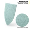 FOSHIO Window Glass Sponge Scrubber Car Wash Cleaning Scraper with Replacement Scouring Pad Auto Detailing Household Cleaner 4