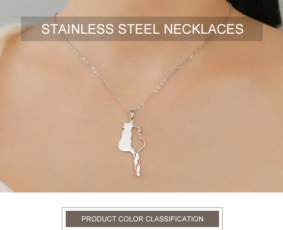 lovely-cats-pendant-necklace-stainless-steel-kitten-charm-jewelry