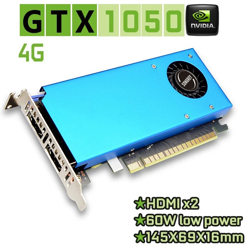 SONGREY GTX 1650 1050Ti 1050 GT 1030 RX550 4GB Low Profile