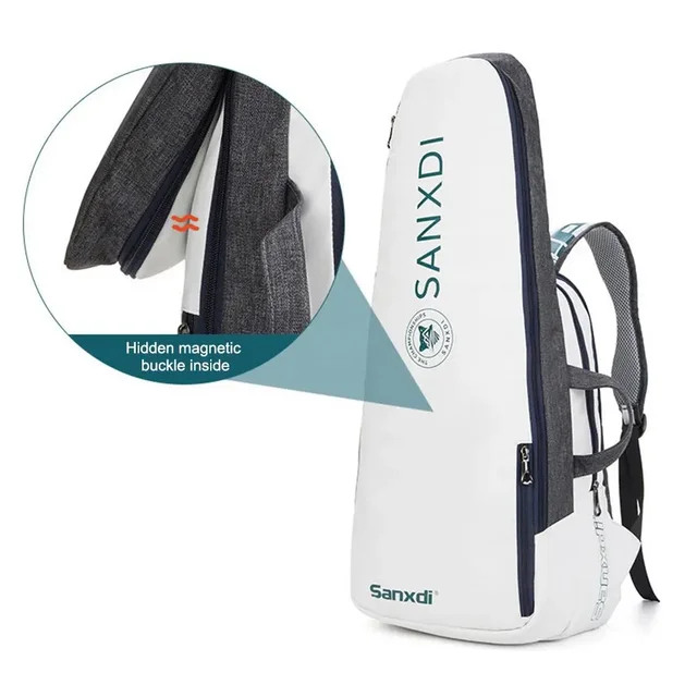 Zaino Per Racchette Da Tennis ETUCYNG - Capacità Grande, Regolabile, Per Adulti E Bambini - Foto 4