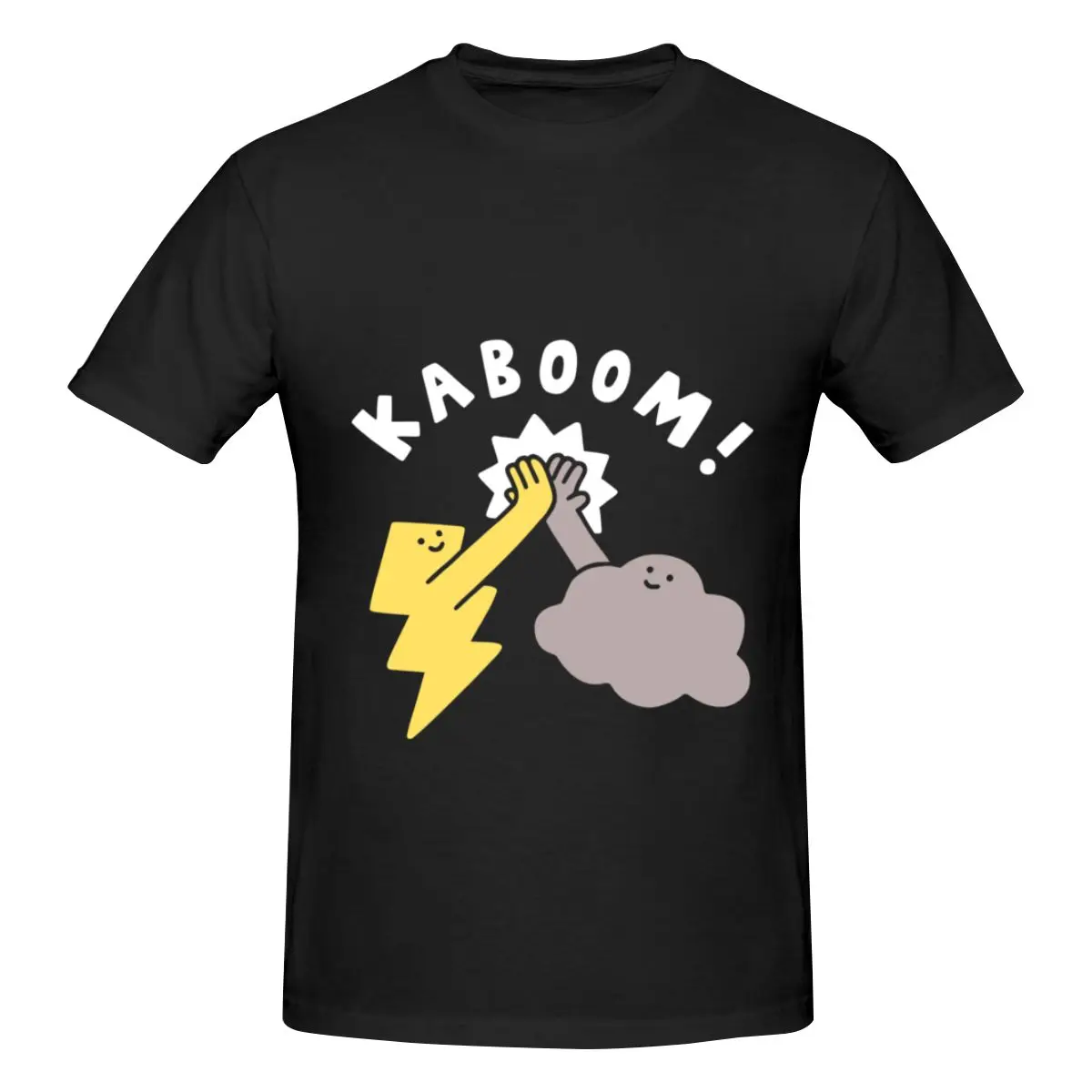 

High Quality 100% Cotton Thunderclap Men's Basic Short Sleeve T-Shirt