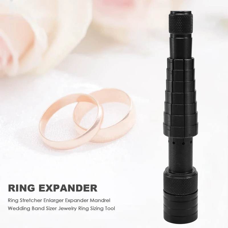 

Ring Stretcher Enlarger Expander Mandrel Wedding Band Sizer Jewelry Ring Sizing Tool