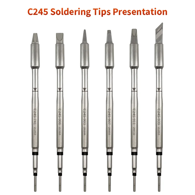 Original JBC Soldering Station CD-2BHQF Fit Universal C245 Series Soldering Iron Tips Repair Mobile Phone PCB IC Tools 5