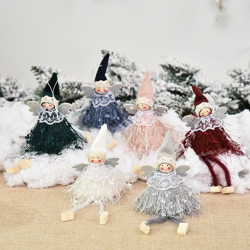 thumbnail image 1 of Muñecas navideñas Gnomos Elfos Lindos Ángeles Decoración navideña para el hogar Decoración del árbol de Navidad Regalo de Navidad Feliz Año Nuevo, 1 of 5