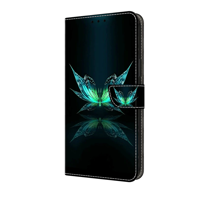 Premium 3D Magnetic Flip Leather Wallet Case