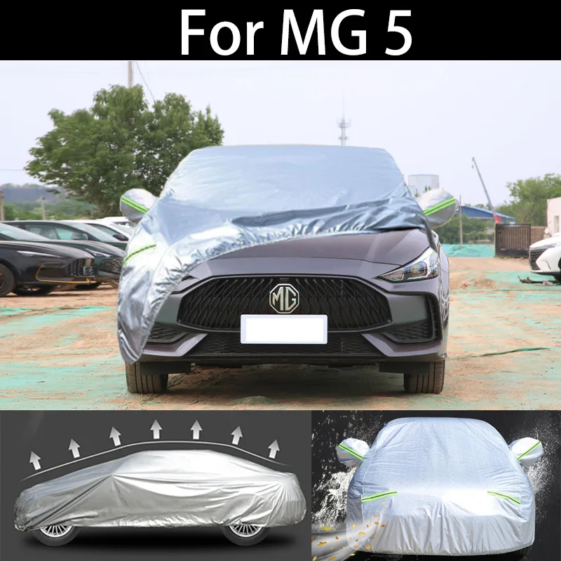 

For MG 5 winter car Cover Dustproof Outdoor Indoor UV Snow Resistant Sun rain Protection waterproof hail cover for car