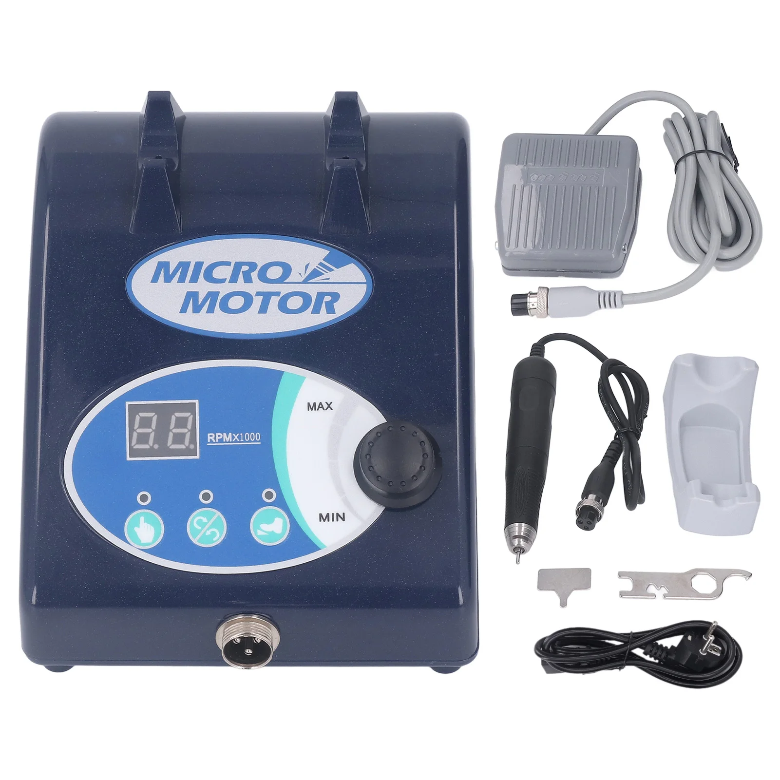 

Electric Grinder Machine Engineering Plastic Alloy Shell 4A Brushless Electric Sander Sanding 50000RPM for Denture Processing