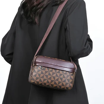 حقيبة مربعة كاجوال عصرية وبسيطة، محايدة مناسبة للتنقل، حقيبة كتف رياضية أنيقة لكل من الرجال والنساء 6