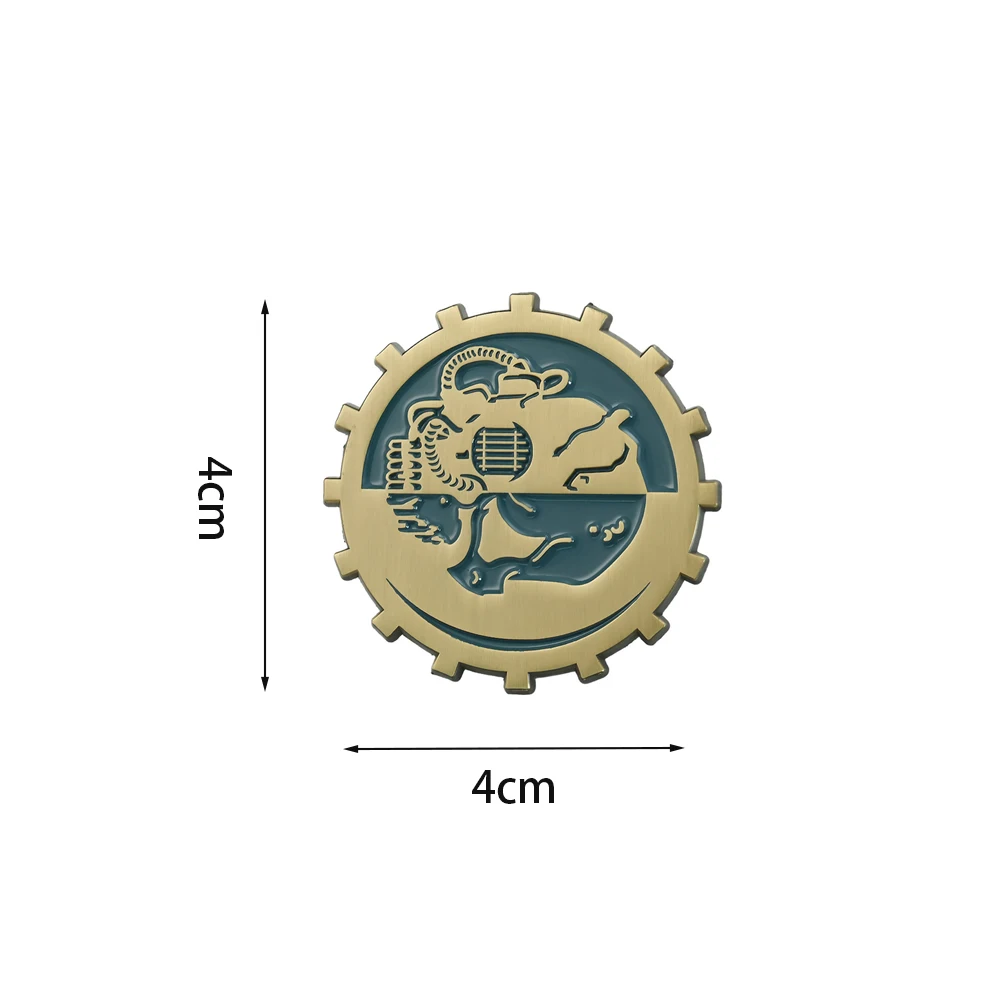 Warhammer 40k Tischplatte Schachspiel Metall Relief Brosche Mechanicus Empire religiöse Organisation Glaube Wissen Abzeichen Zubehör – Detail 8