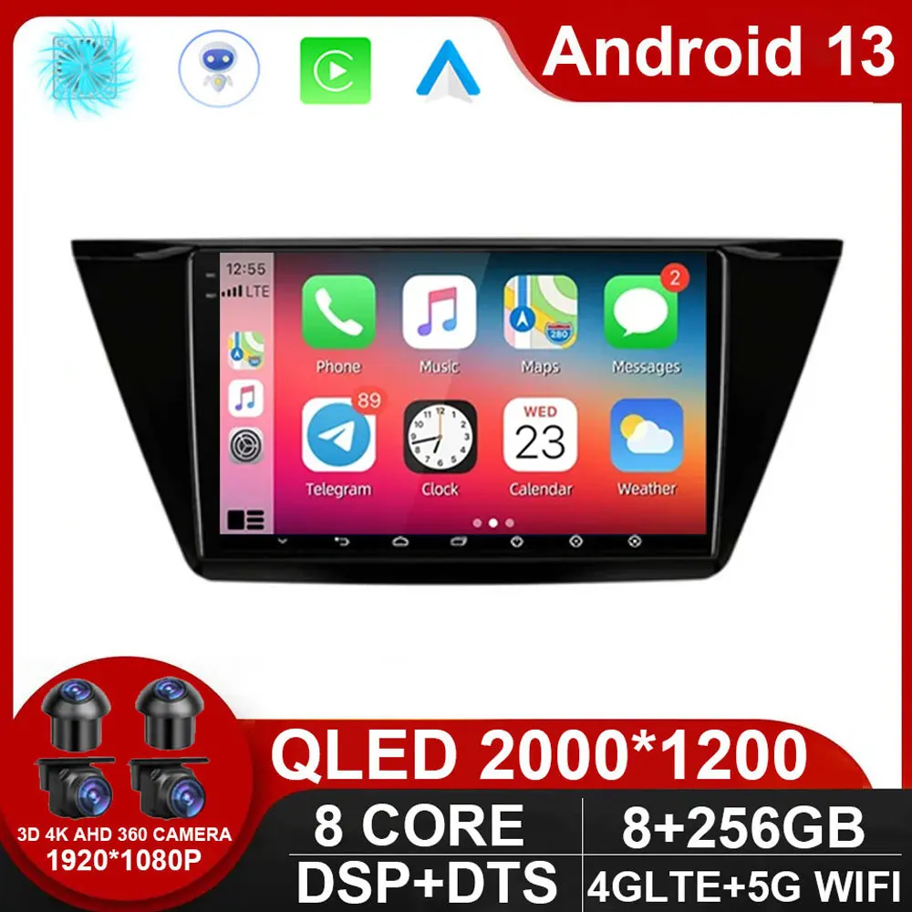 

Автомагнитола для VW / Volkswagen/TOURAN, мультимедийный видеоплеер на Android 13, DSP, 2DIN, GPS, Carplay, для VW / Volkswagen / TOURAN 2016 2017 2018